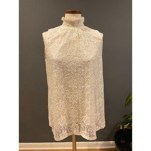 Eve & Maddie White Lace Blouse